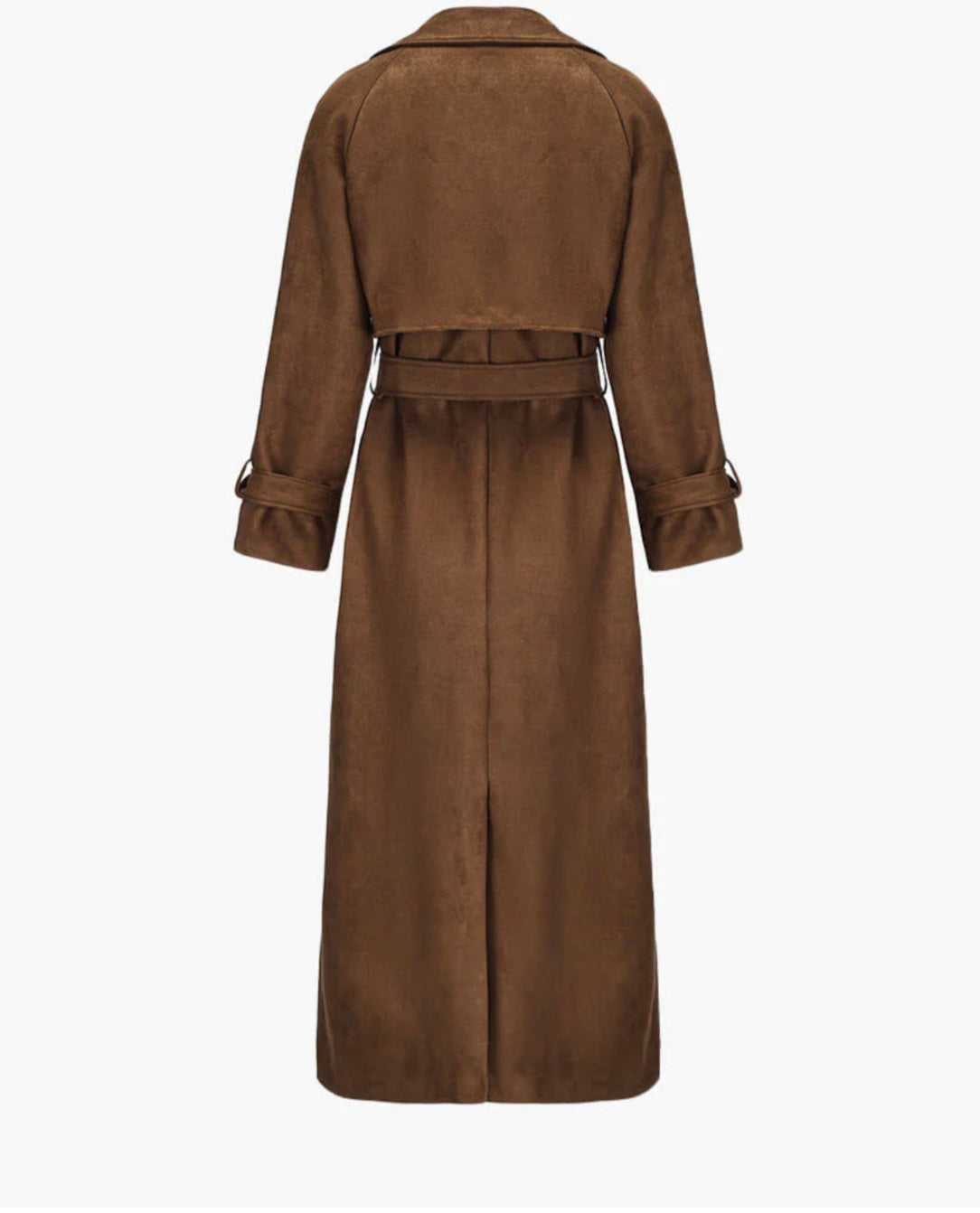 Molly Faux Suede Trenchcoat
